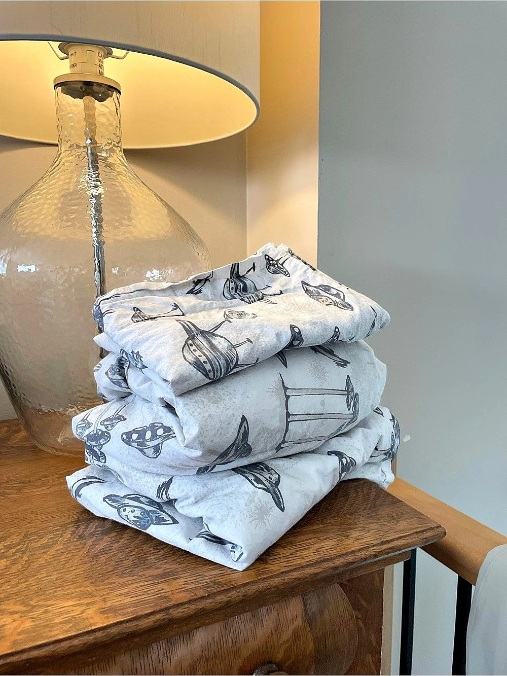 Pottery Barn Kids Outer Space UFO Organic cotton Sheet Set